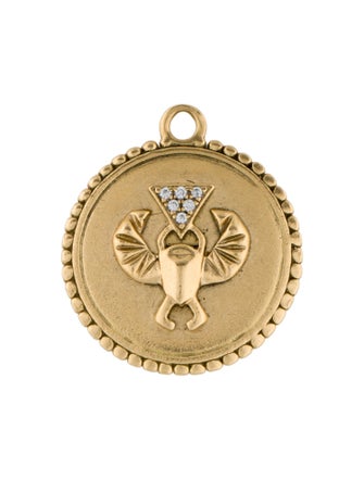 FoundRae 18K Diamond Protection Medium Medallion