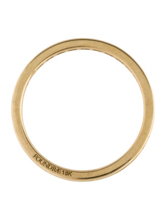 FoundRae 18K Diamond Baguette Eternity Band