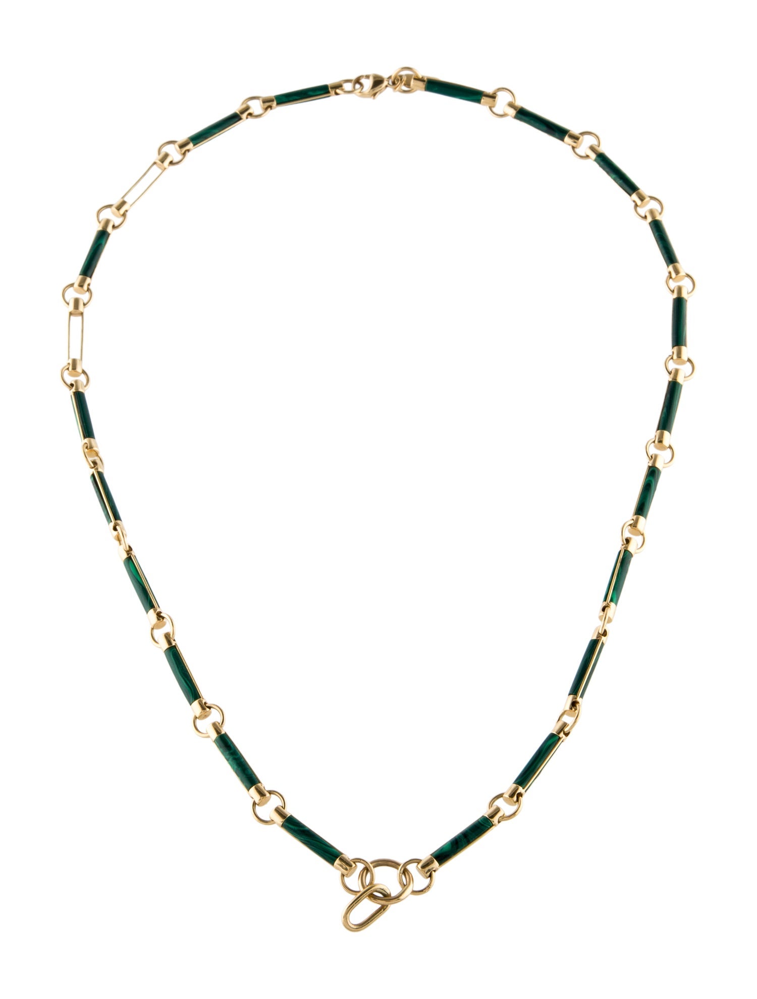 FoundRae 18K Resin Chain Necklace