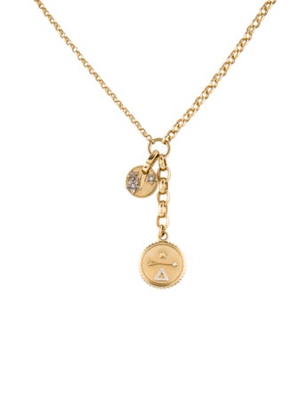 FoundRae 18K Diamond Dream & Resilience Extension Pendant Necklace