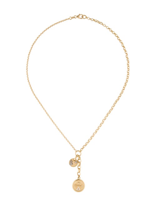 FoundRae 18K Diamond Dream & Resilience Extension Pendant Necklace