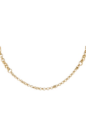 FoundRae 18K Small Graduating Belcher Chain