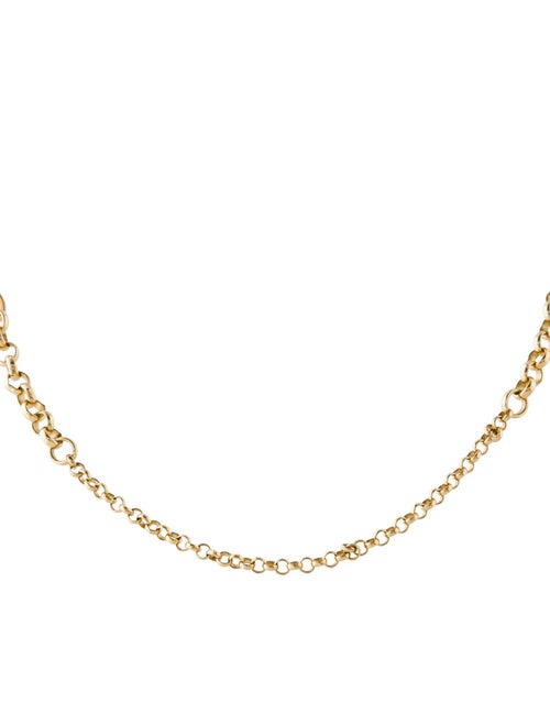 FoundRae 18K Small Graduating Belcher Chain