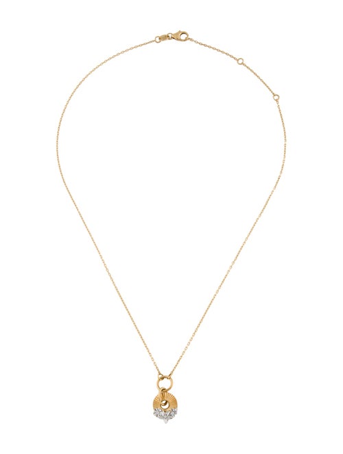 FoundRae Resilience Disk Drop Necklace