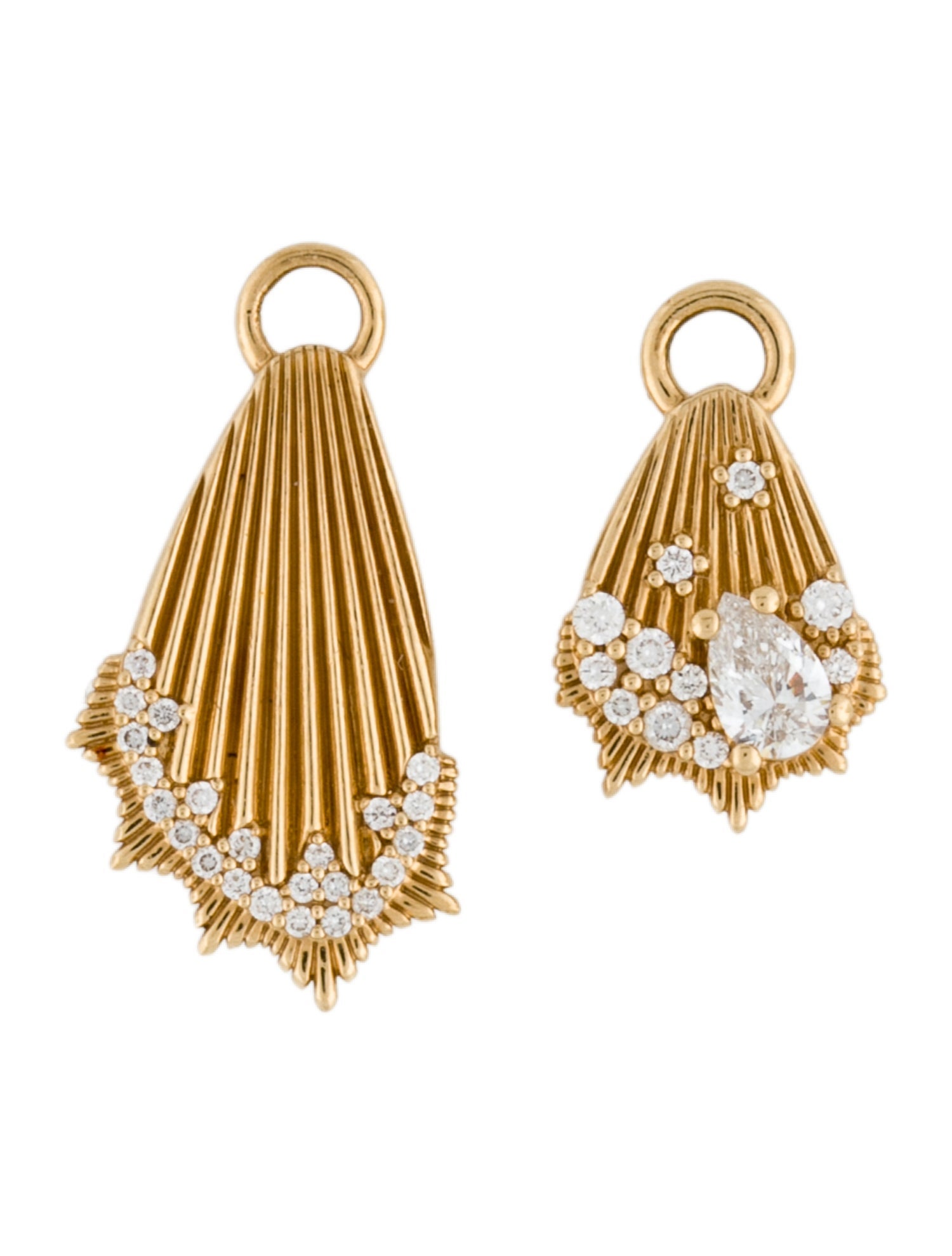 FoundRae 18K Diamond Butterfly Wings Miniature Medallion