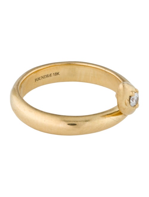 FoundRae 18K Diamond Snake Ring