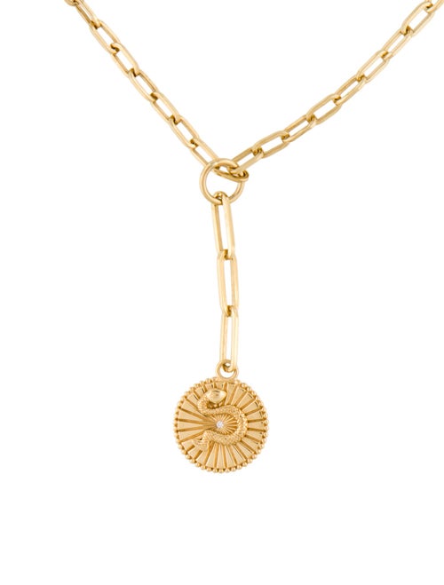 FoundRae 18K Diamond 'Wholeness' Refined Clip Extension Chain Necklace