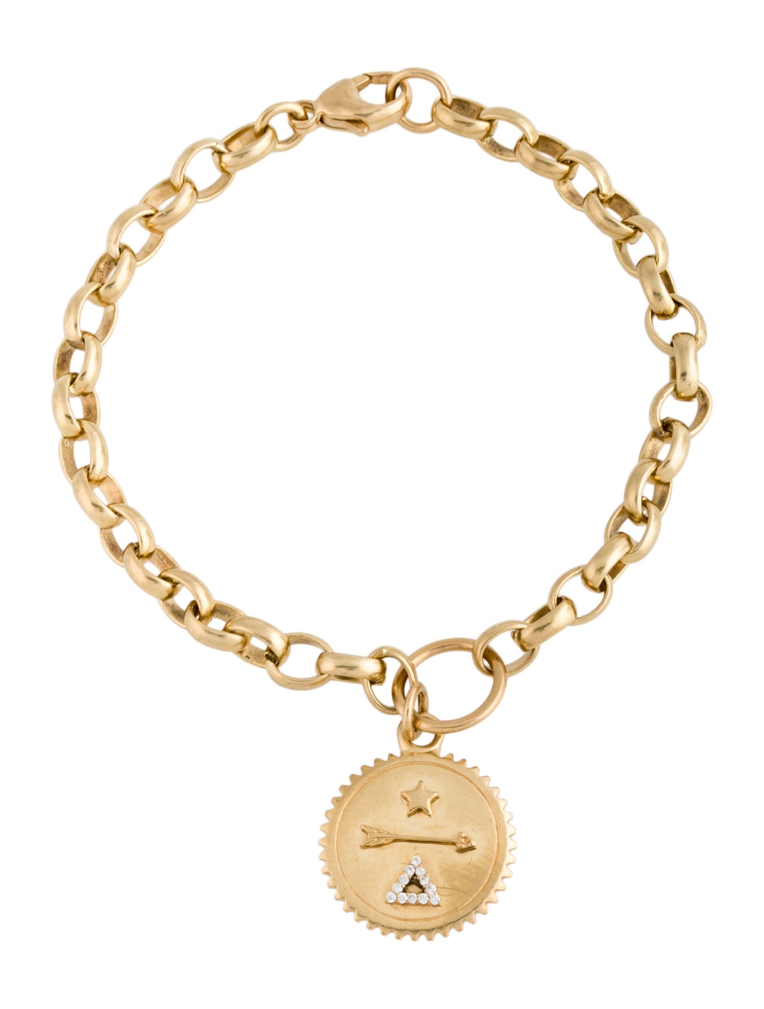 FoundRae 18K Diamond Dream Belcher Bracelet