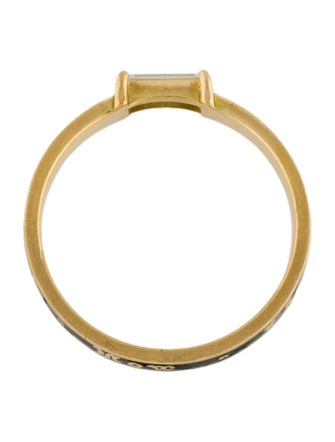 FoundRae 18K Diamond & Enamel 'If Not Now Then When' Band