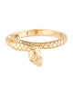 FoundRae 18K Diamond Snake Bookend Ring