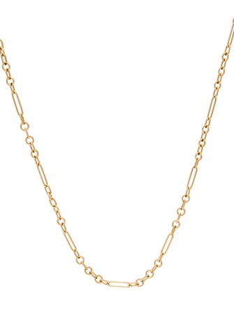 FoundRae 18K Fine Mixed Clip Chain Necklace