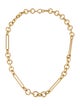FoundRae 18K Oversized Mixed Clip Chain Necklace