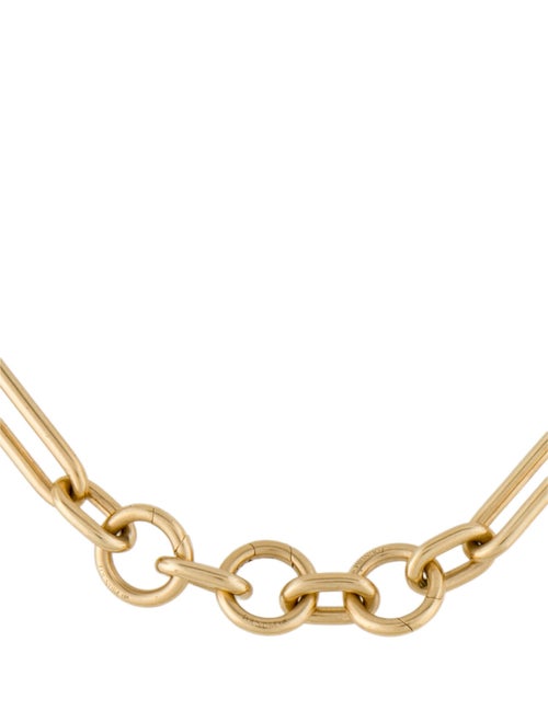 FoundRae 18K Oversized Mixed Clip Chain Necklace