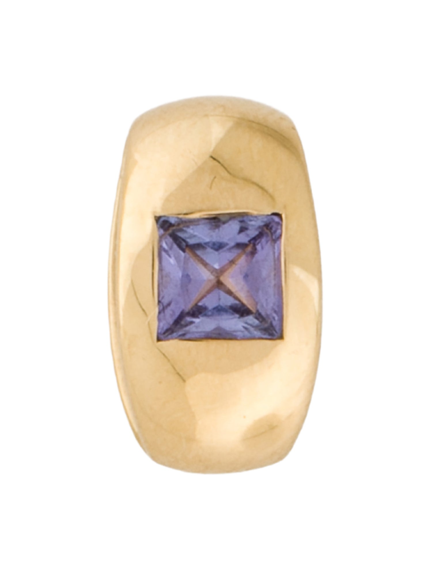 FoundRae 18K Tanzanite Heart Slide