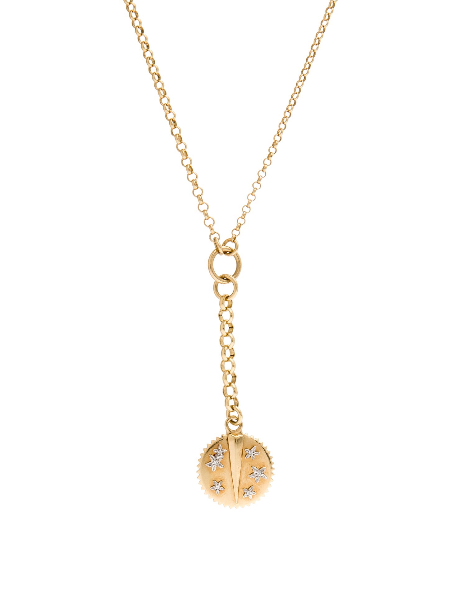 FoundRae 18K Diamond Resilience Belcher Extension Chain Necklace