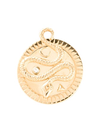 FoundRae 18K Diamond Wholeness Medium Medallion