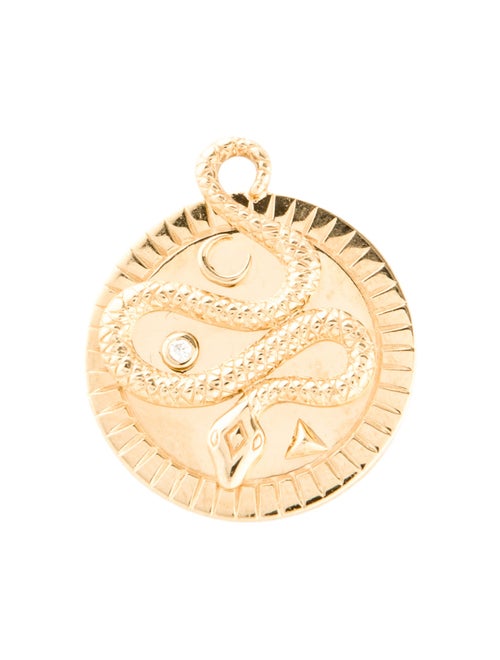 FoundRae 18K Diamond Wholeness Medium Medallion