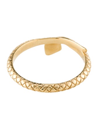 FoundRae 18K Diamond Snake Wholeness Bookend Band