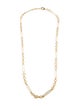 FoundRae 18K Sister Hook Midsized Mixed Clip Chain Necklace w/Oval Annex Link