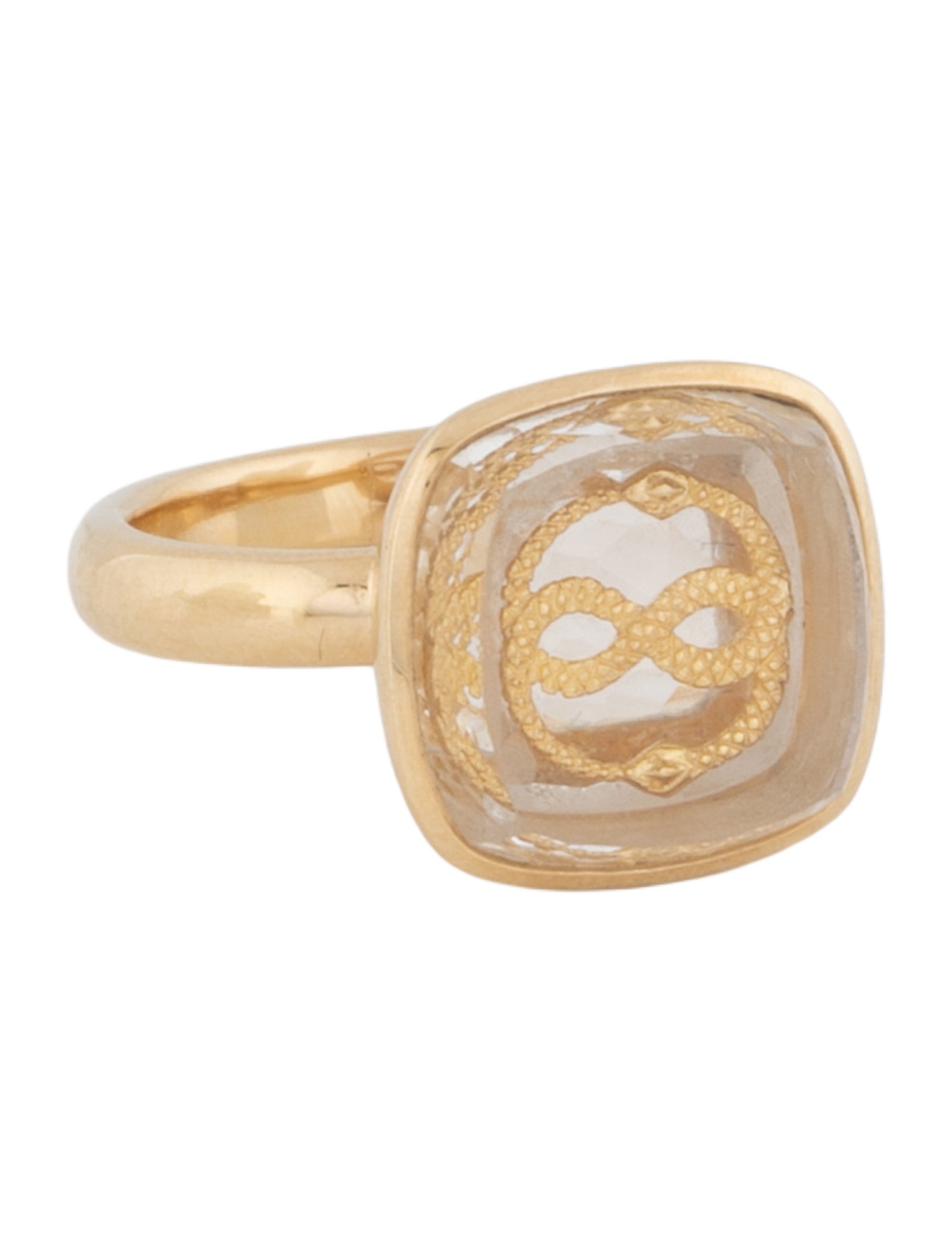 FoundRae 18K Quartz Wholeness Cocktail Ring