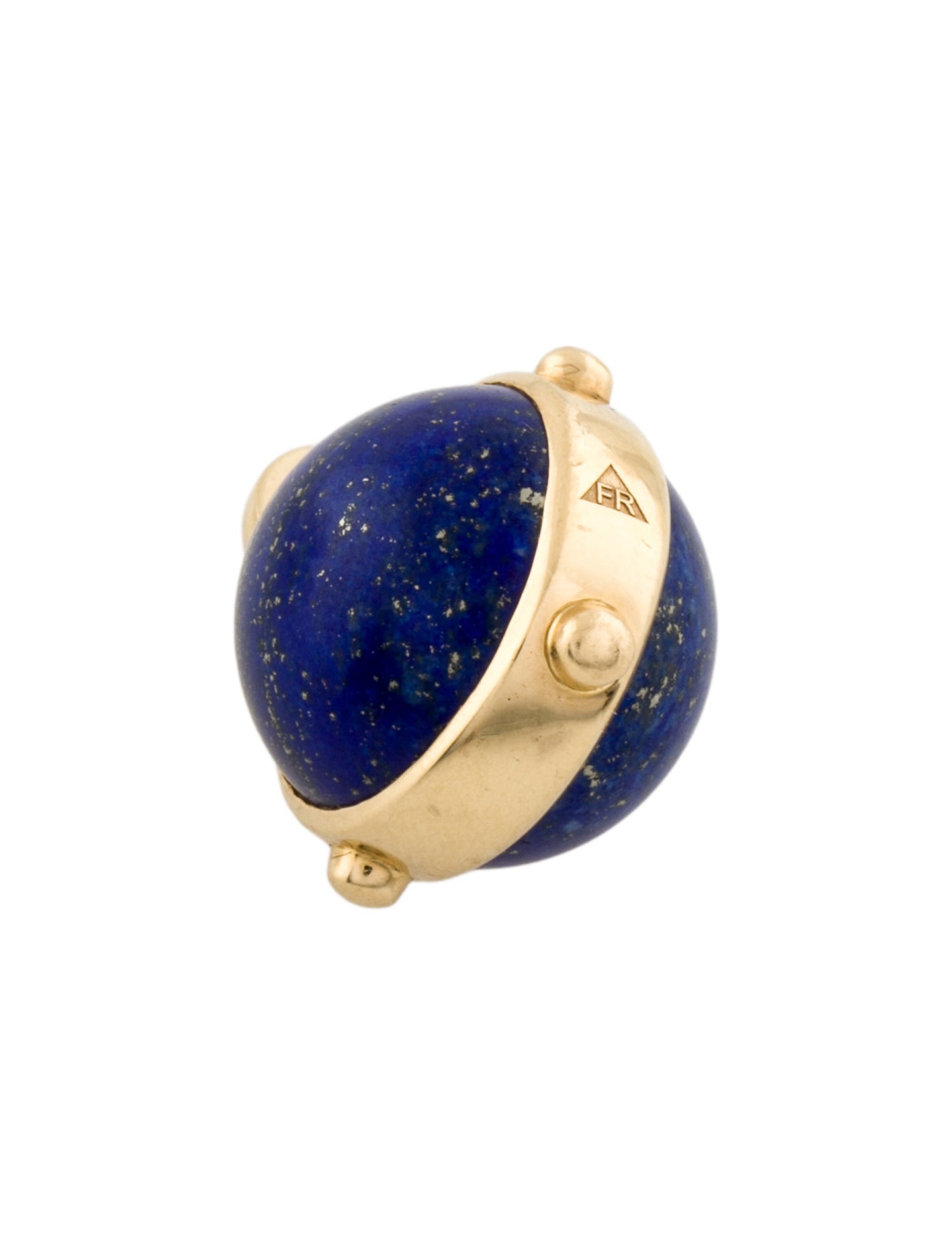 FoundRae 18K Lapis Lazuli Orb Pendant