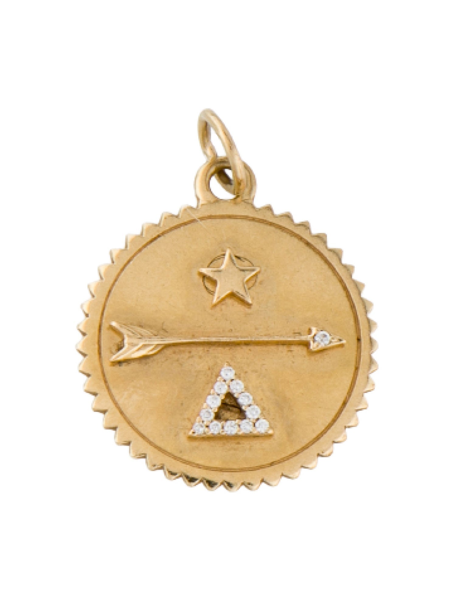 FoundRae 18K Diamond Dream Medium Medallion Pendant