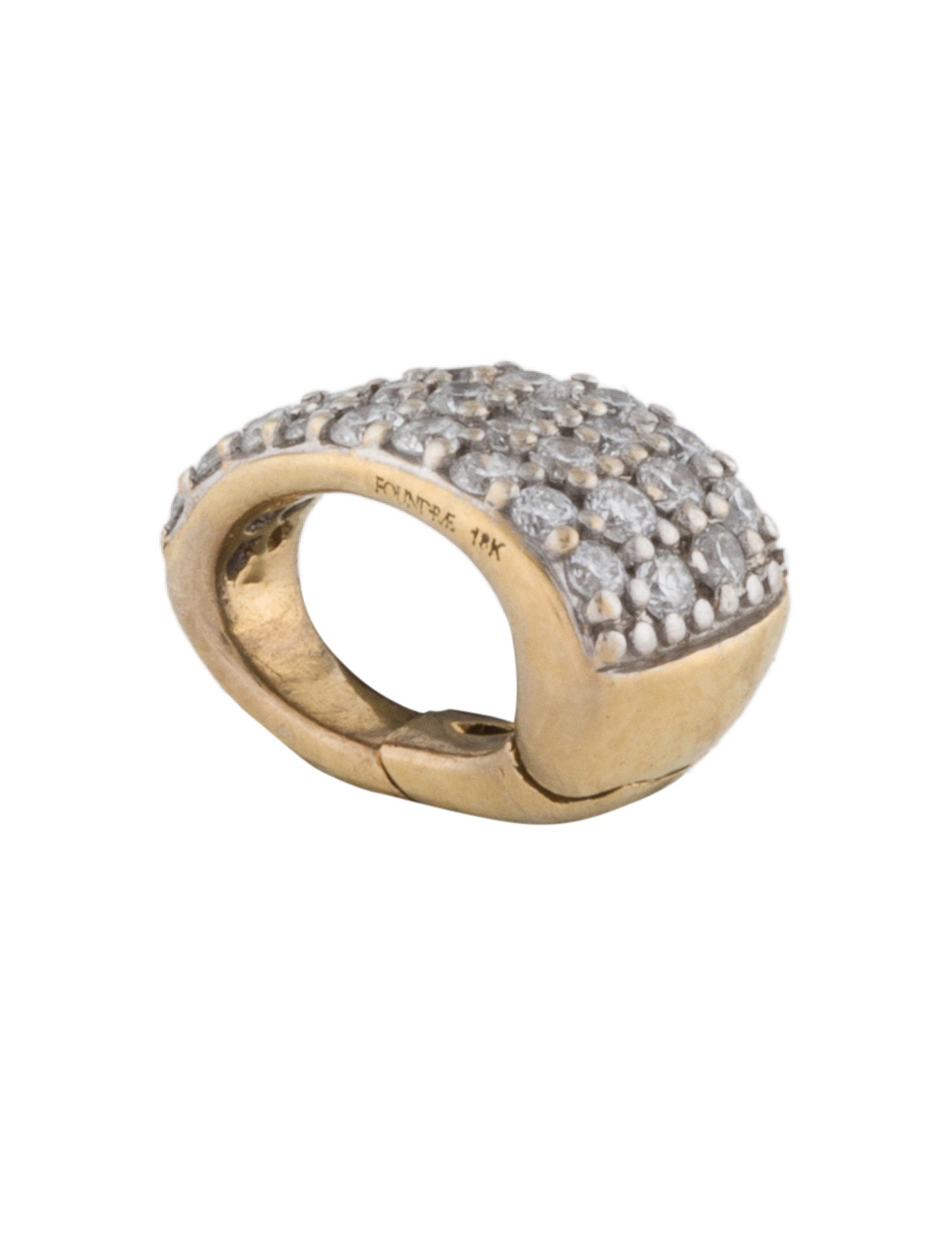 FoundRae 18K Diamond Small Bail Link