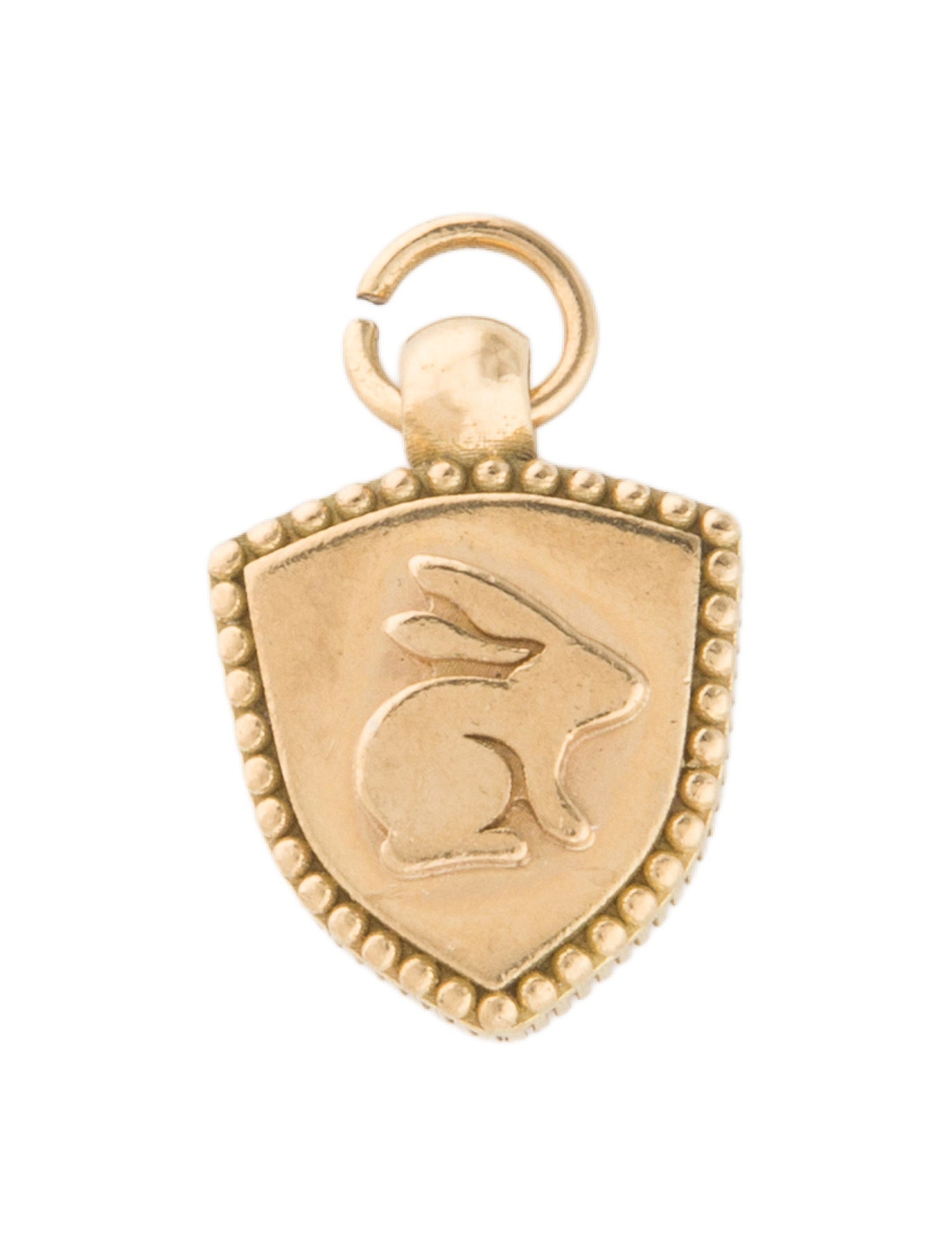FoundRae 18K Abundant Love Bunny Charm