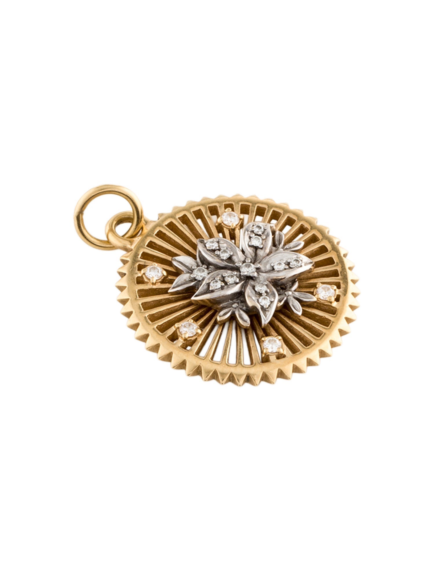 FoundRae 18K Diamond Resilience Medium Medallion