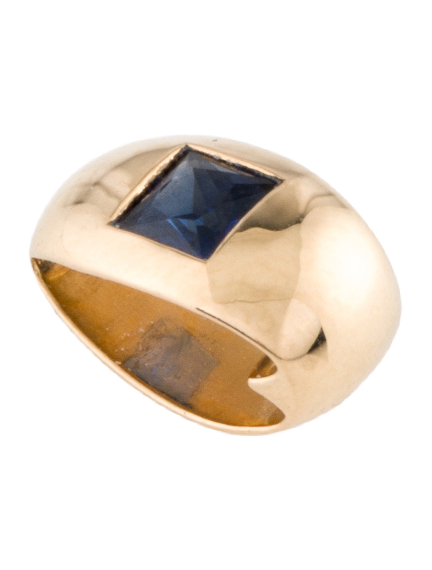 FoundRae 18K Sapphire Love Slide Pendant