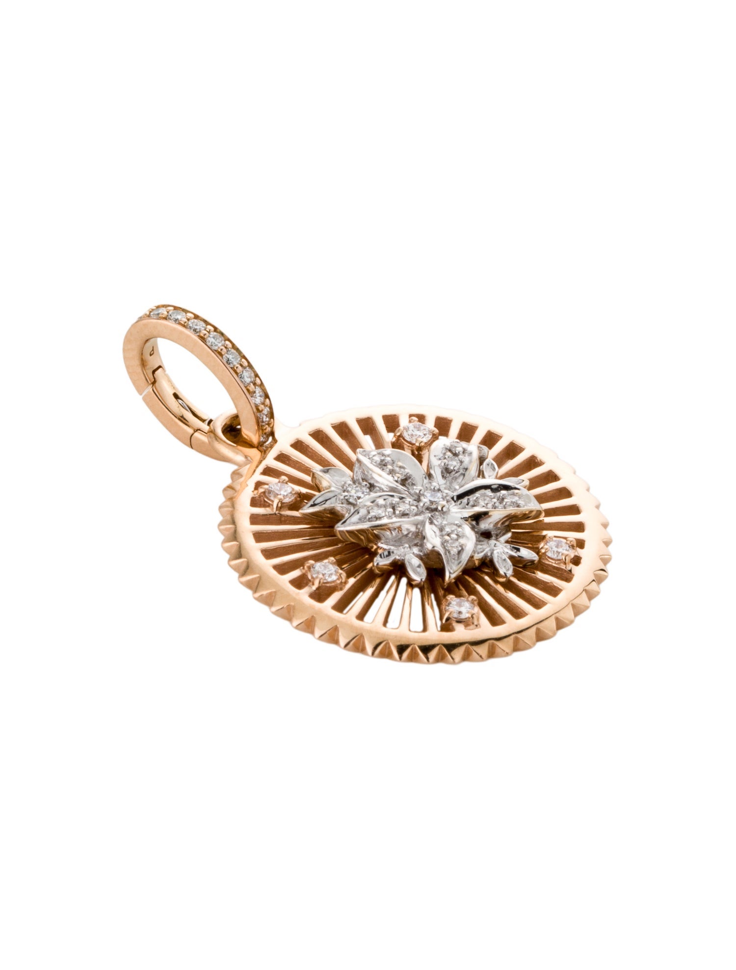 FoundRae 18K Diamond Resilience Medium Medallion w/ Ammex Link