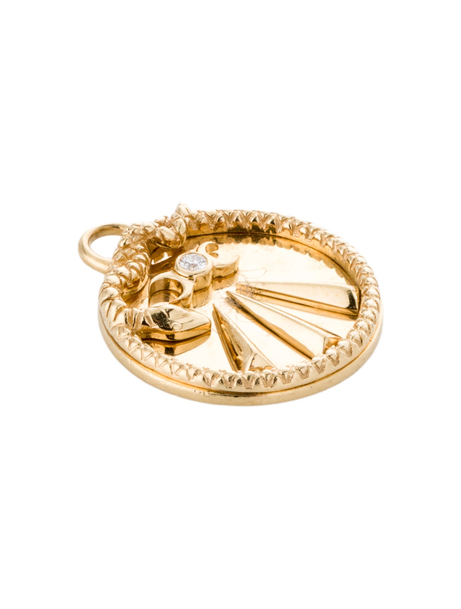 FoundRae 18K Diamond Mind, Body & Soul Pendant