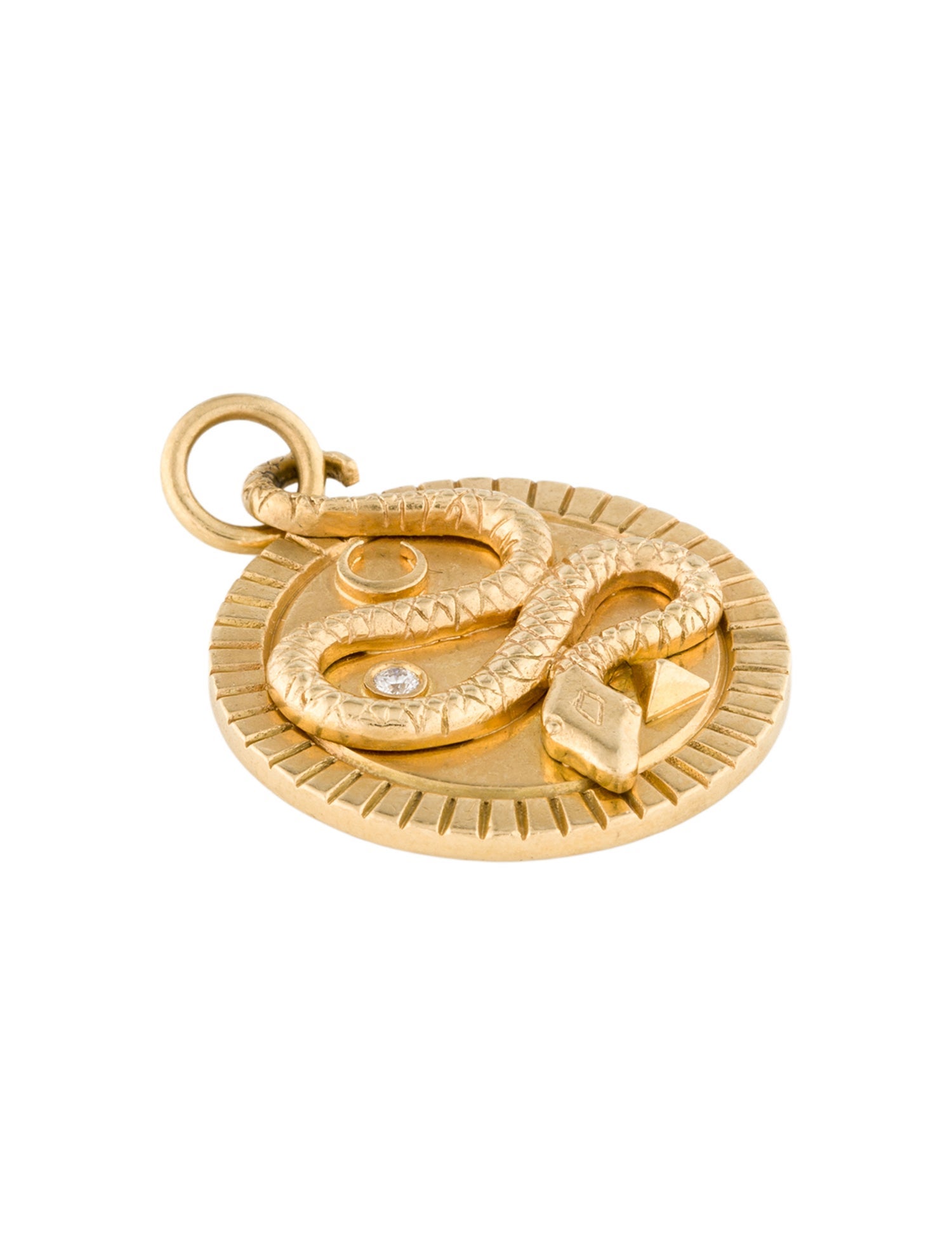 FoundRae 18K Diamond Medium Wholeness Pendant