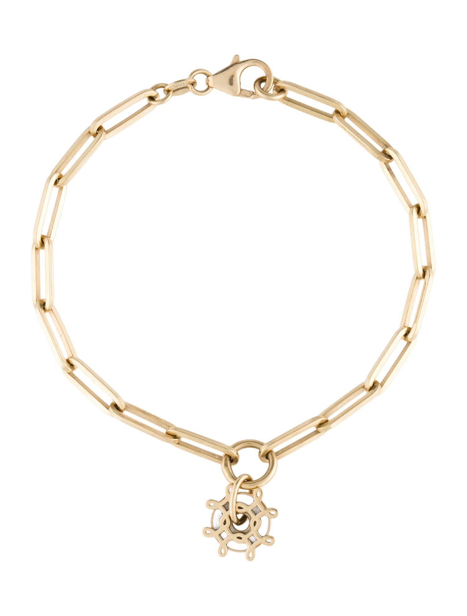FoundRae 18K Enamel L'Eternelle Chain Bracelet