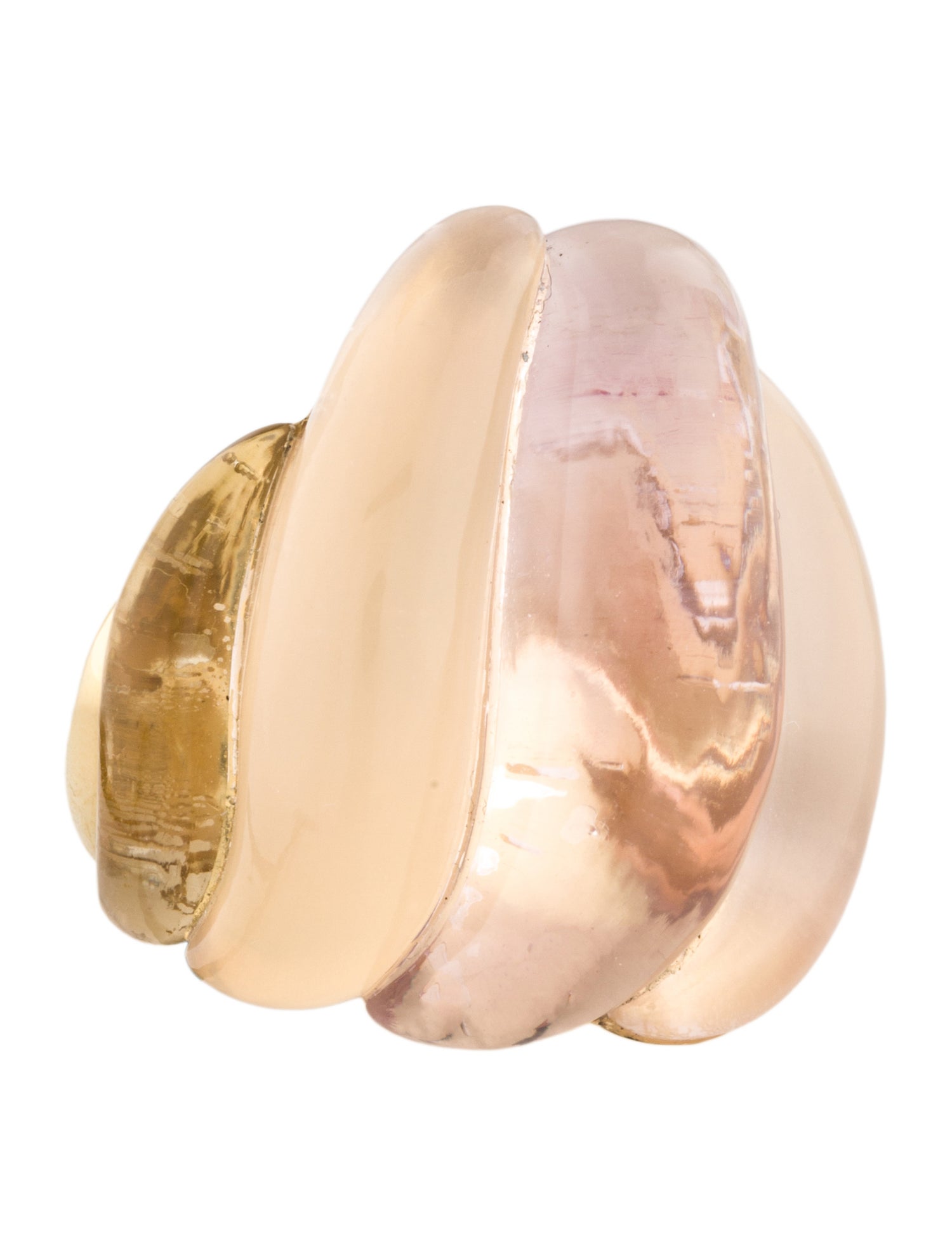 Fernando Jorge 18K Amethyst, Chalcedony & Citrine Gleam Ring