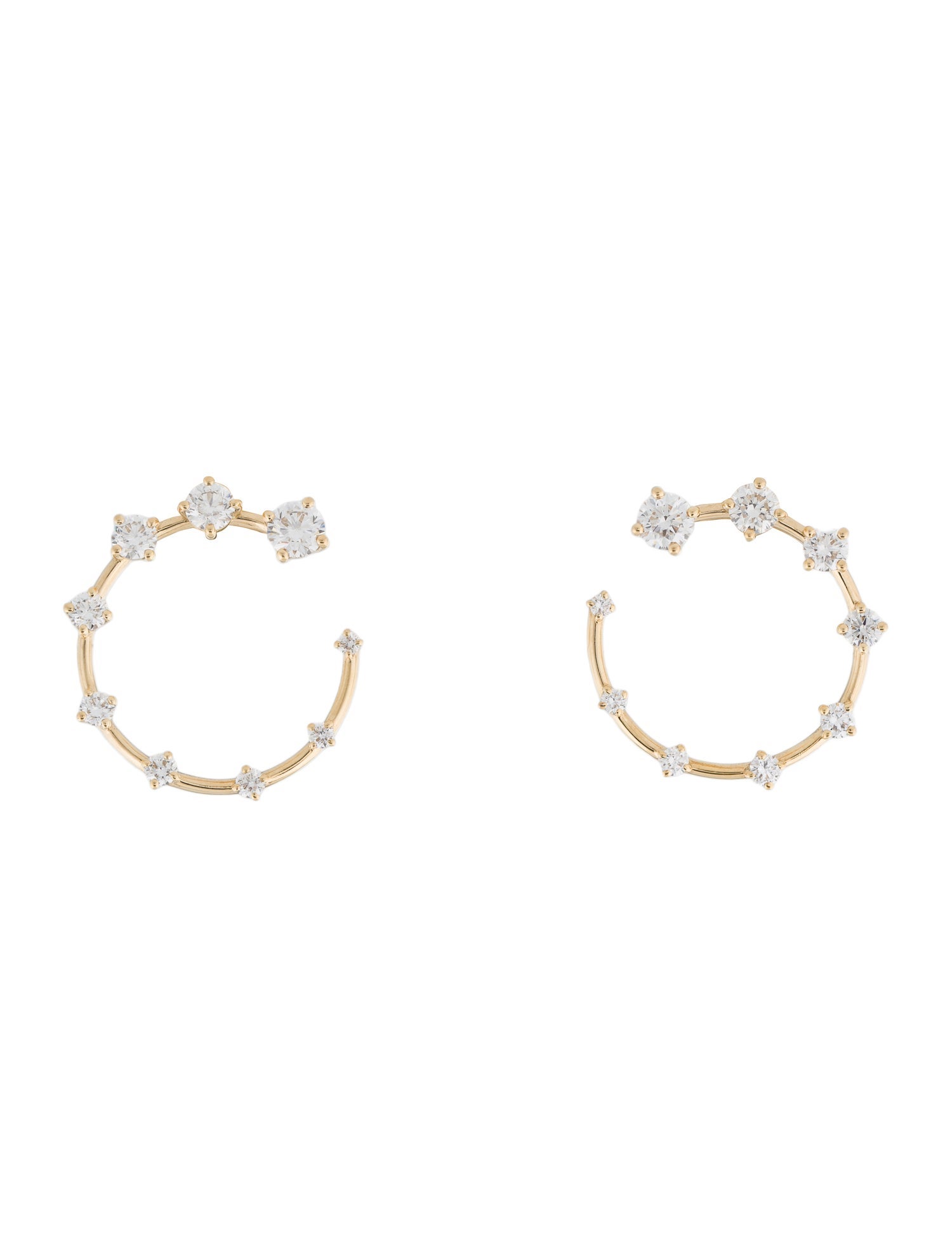 Fernando Jorge 18K Diamond Circle Small Hoop Earrings