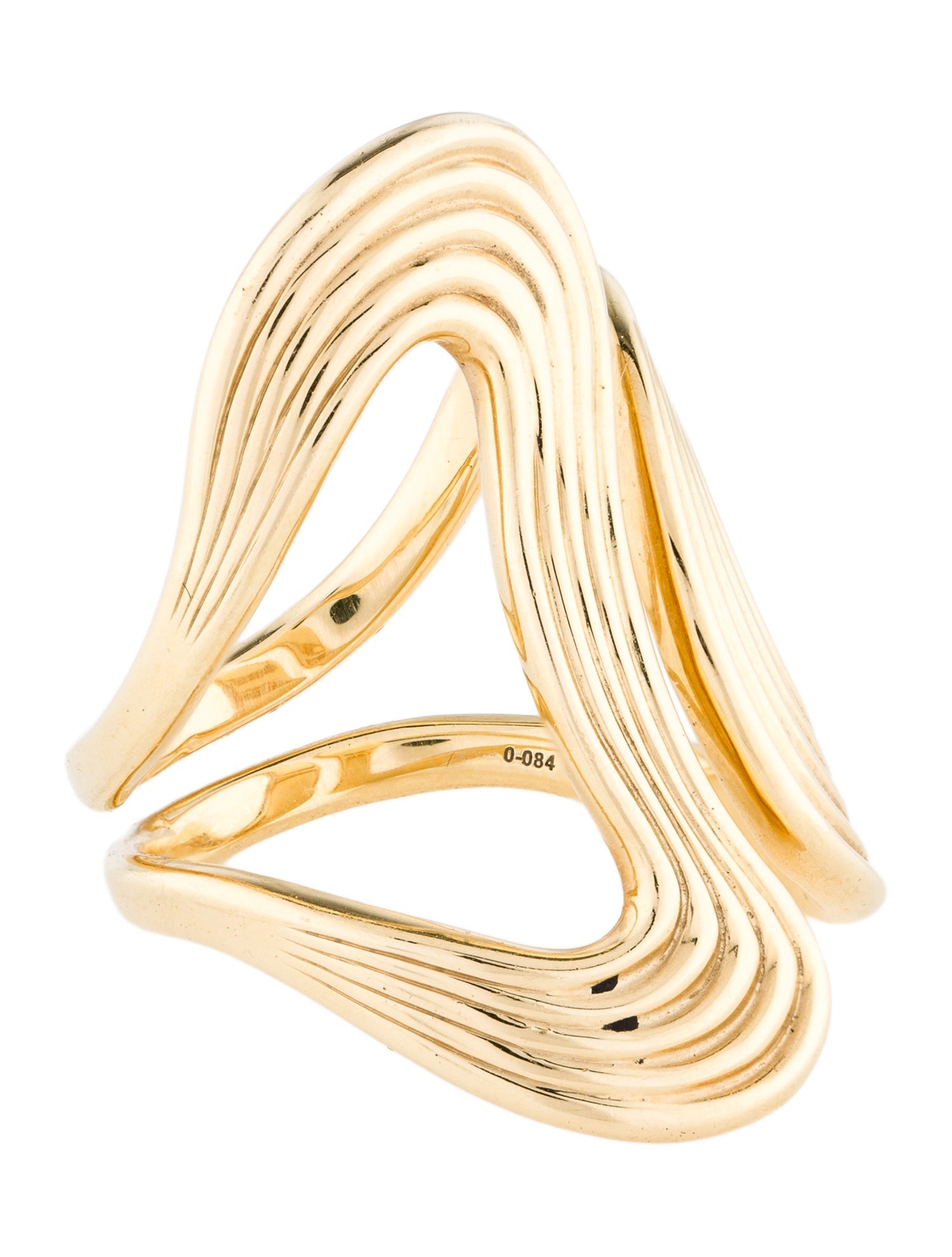 Fernando Jorge 18K Stream Lines Open Cocktail Ring