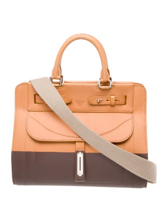 Fontana Milano 1915 Leather Top Handle Bag