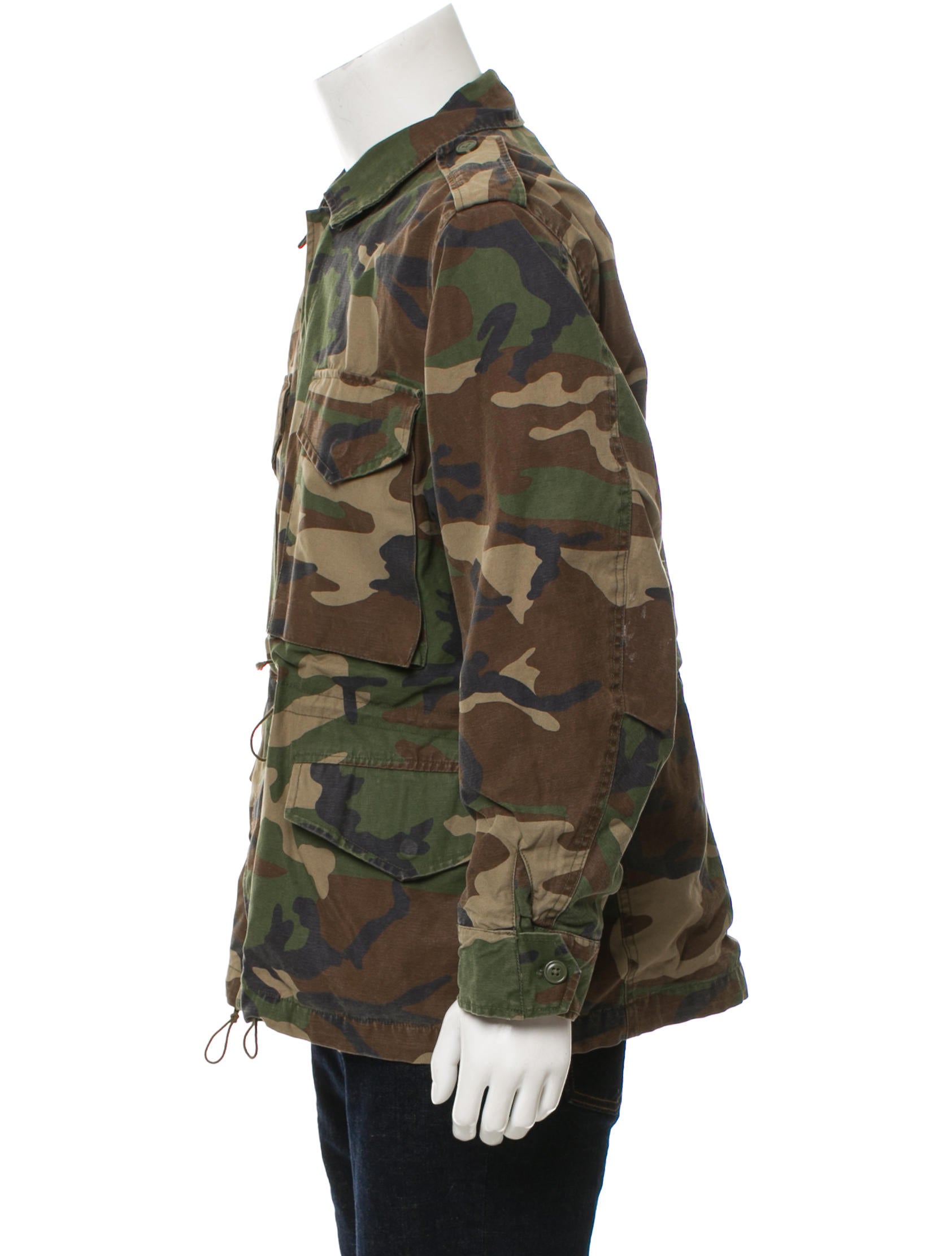 Fear Of God Camo Zip-Up Jacket - Clothing - FOG20332 | The RealReal