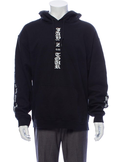 Fear Of God x Jay Z '4:44' Printed Sweatshirt Blac