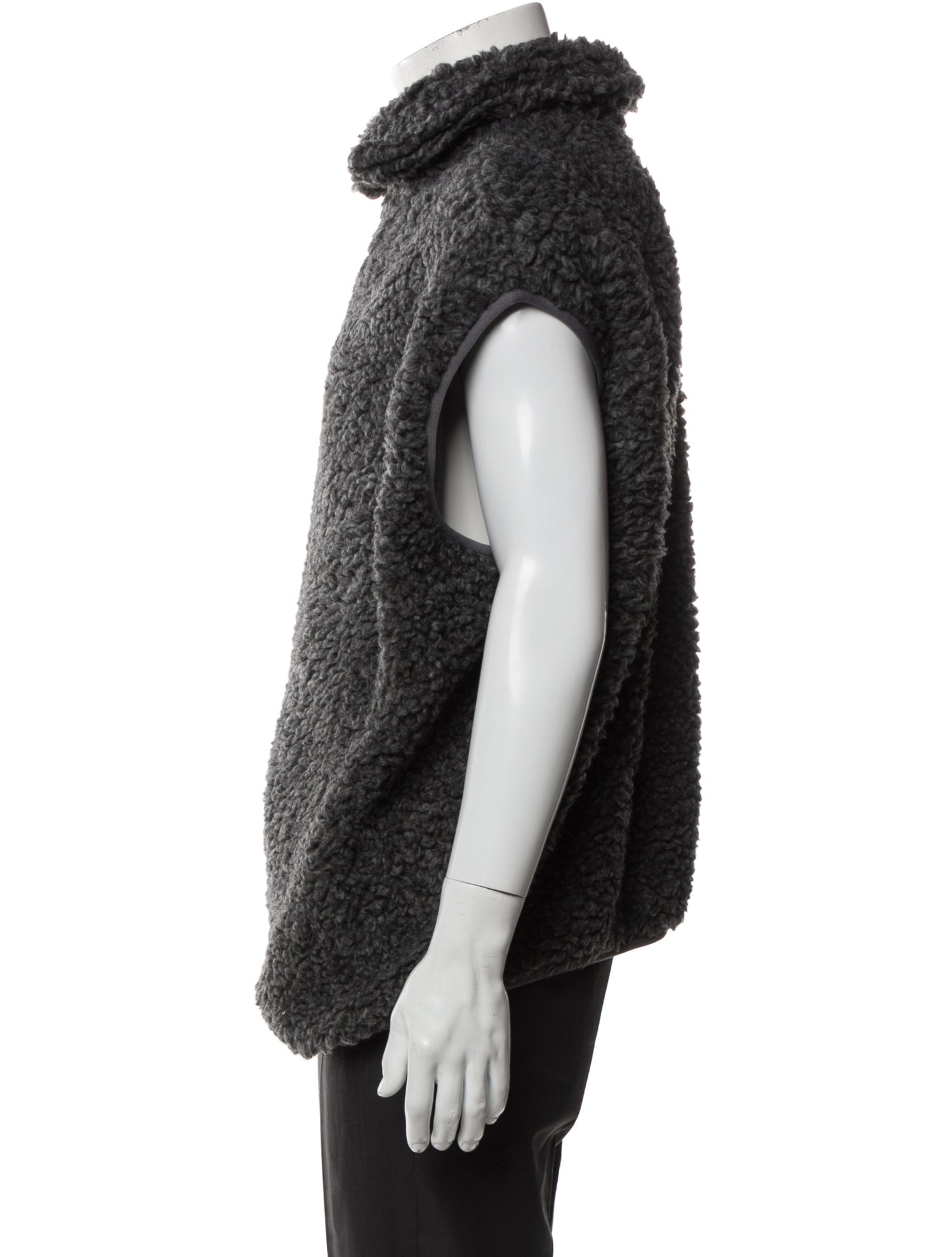 Fear Of God 2024 Polar Fleece High Neck Muscle Polo Shirt