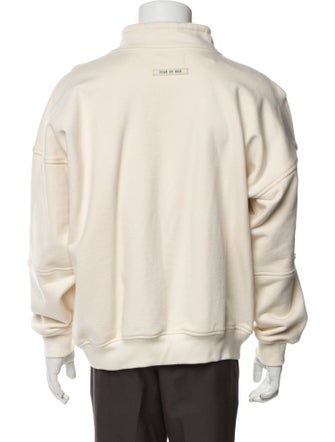 Fear Of God Graphic Print Mock Neck Sweatshirt