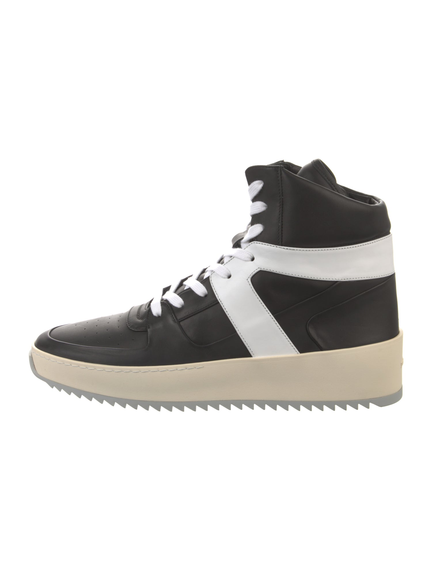 Fear Of God Leather Colorblock Pattern Sneakers