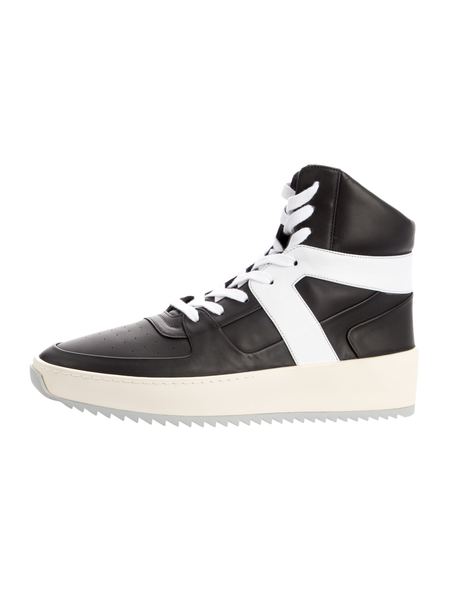 Fear Of God Leather Colorblock Pattern Sneakers