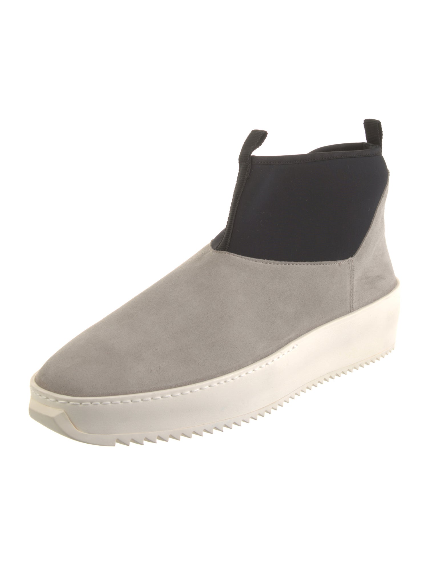 Fear Of God Suede Colorblock Pattern Sock Sneakers