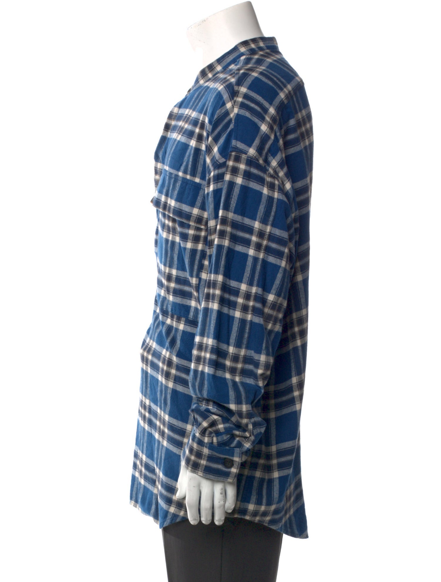 Fear Of God Plaid Sixth Collection Plaid Print Henley