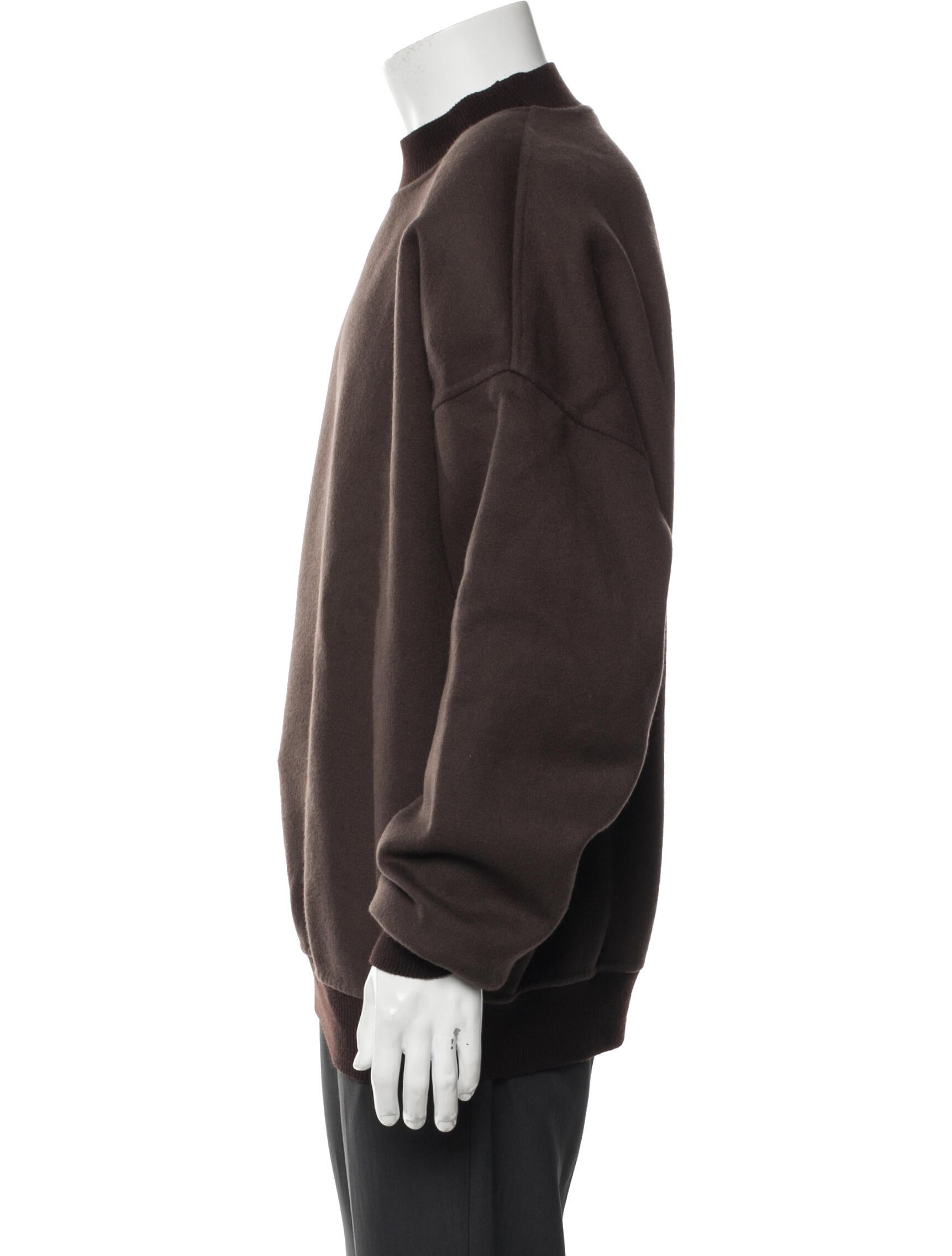 Fear Of God Virgin Wool Colorblock Pattern Sweatshirt