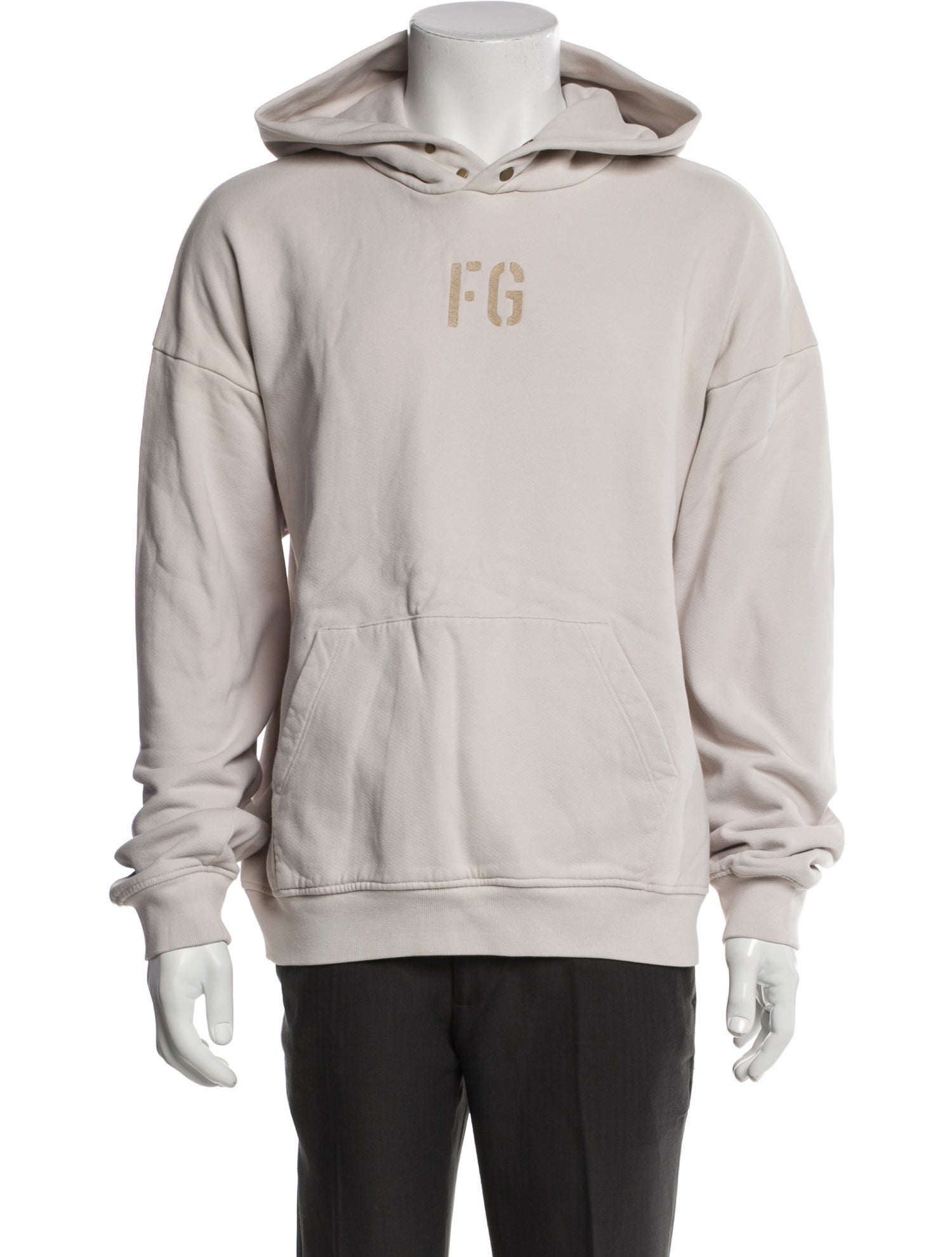Fear Of God Graphic Print Crew Neck Hoodie