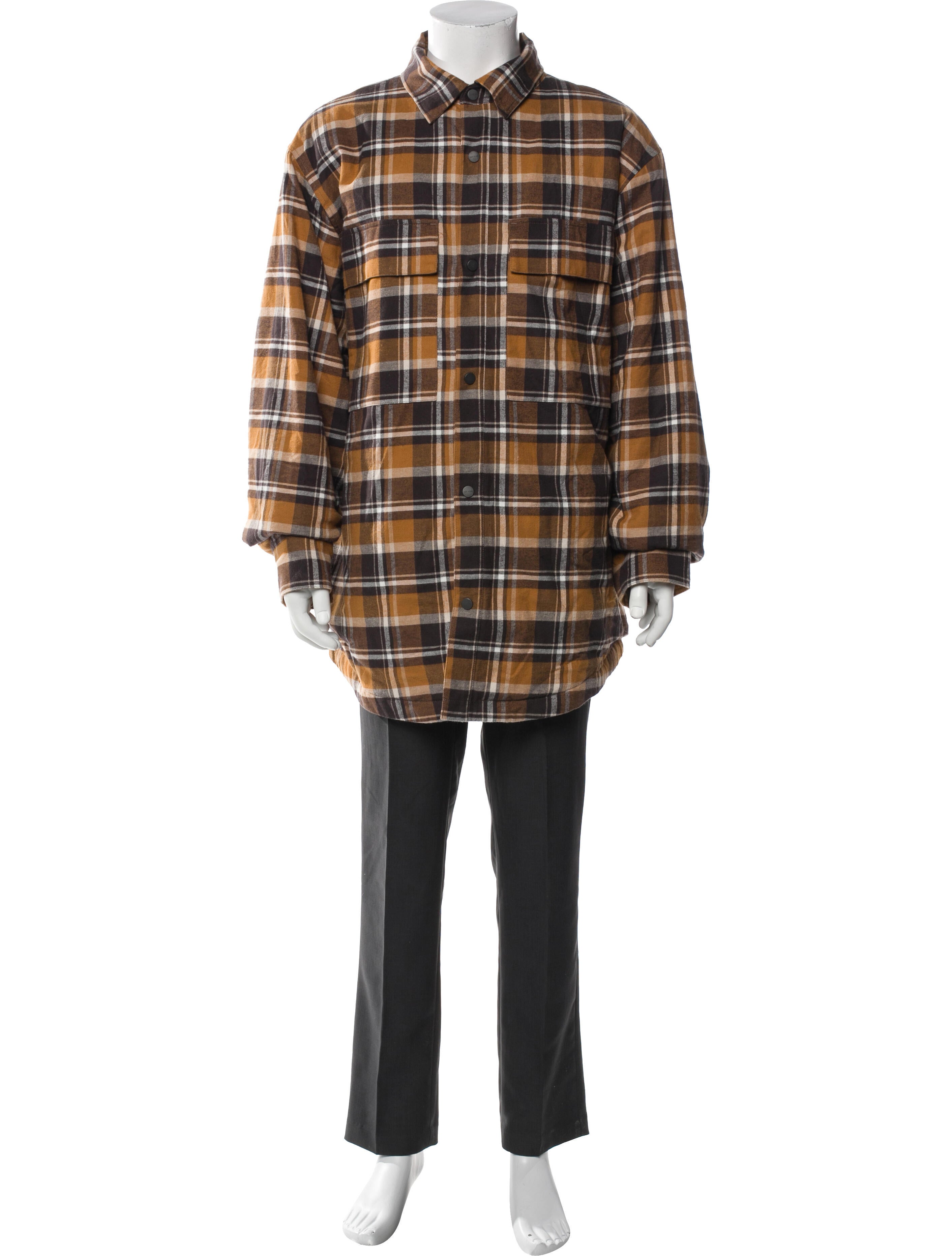 Fear Of God Sixth Collection Plaid Print Utility Jacket
