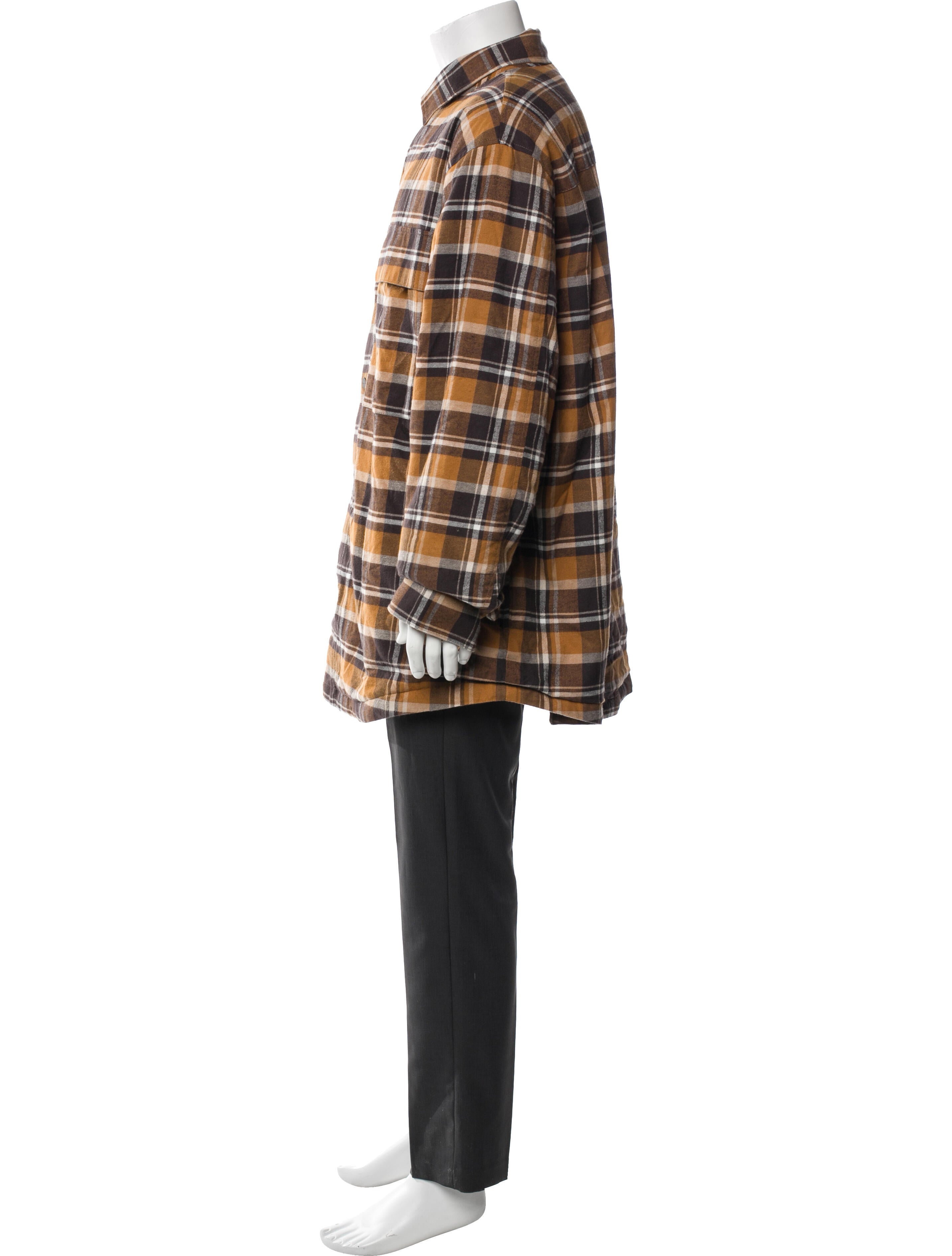 Fear Of God Sixth Collection Plaid Print Utility Jacket